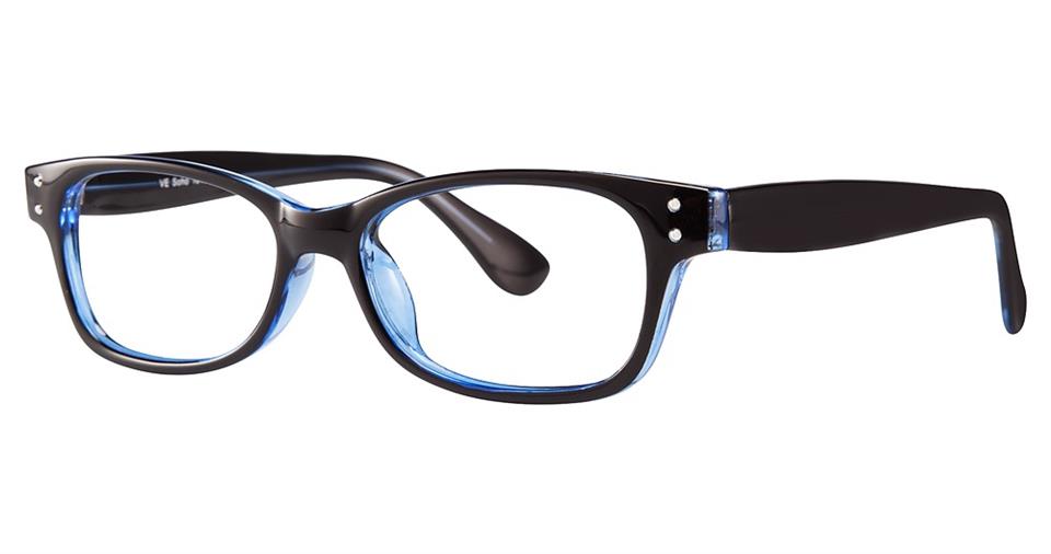 Blue Light Block Eyeglasses - SOHO 1016 Black Blue