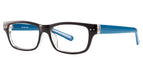 SOHO 1010 Black Crystal with Blue Temples - Get Free Lenses