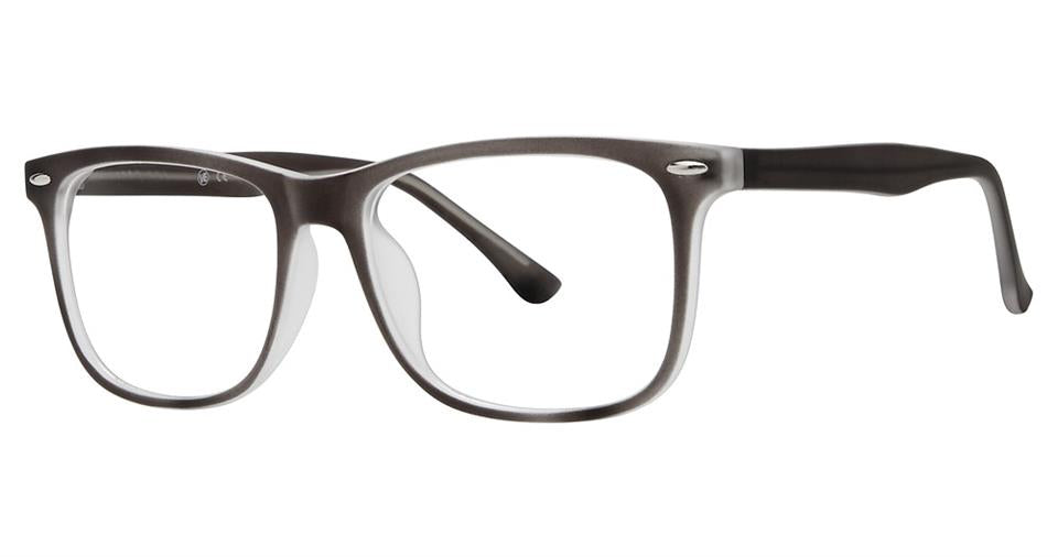 Blue Light Block Eyeglasses - SOHO 1051 Light Grey with Matt Black