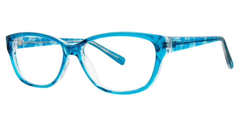 Blue Light Block Eyeglasses - SOHO 0129 Light Blue Crystal