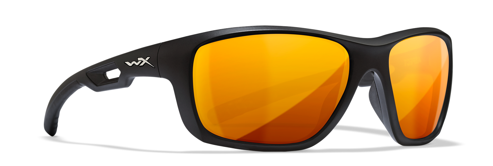 Wiley X WX Aspect Bronze Mirror Lens Polycarbonate Sunglasses