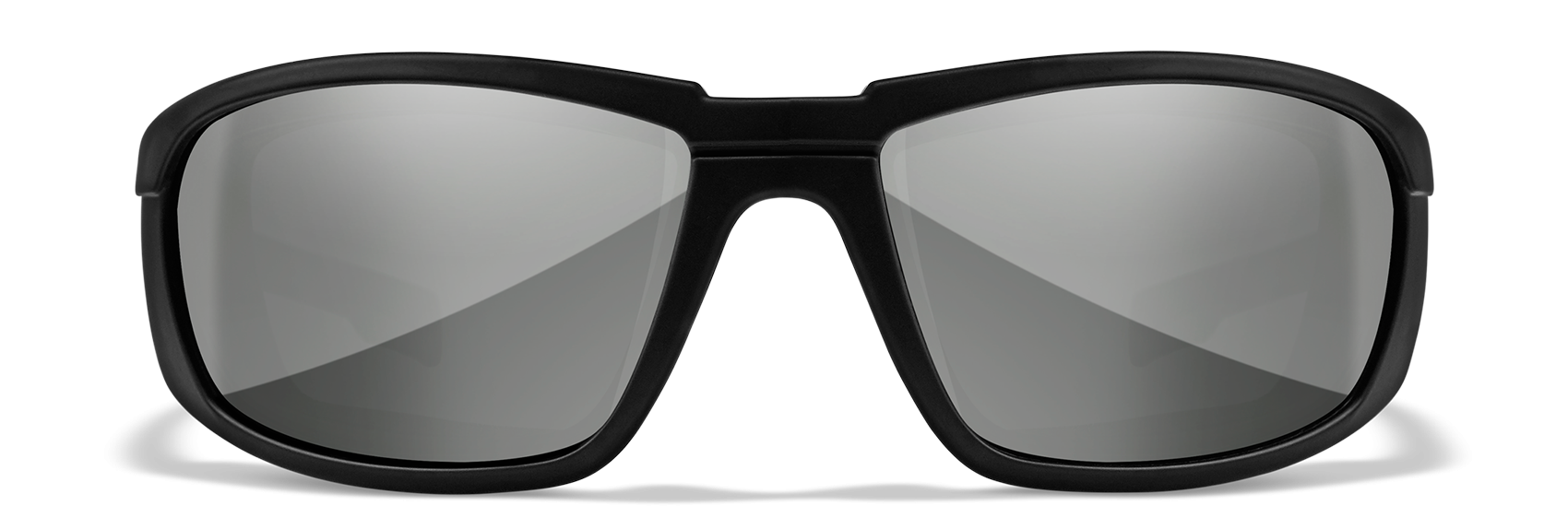 Wiley X WX Boss Silver Flash Lens Polycarbonate Sunglasses