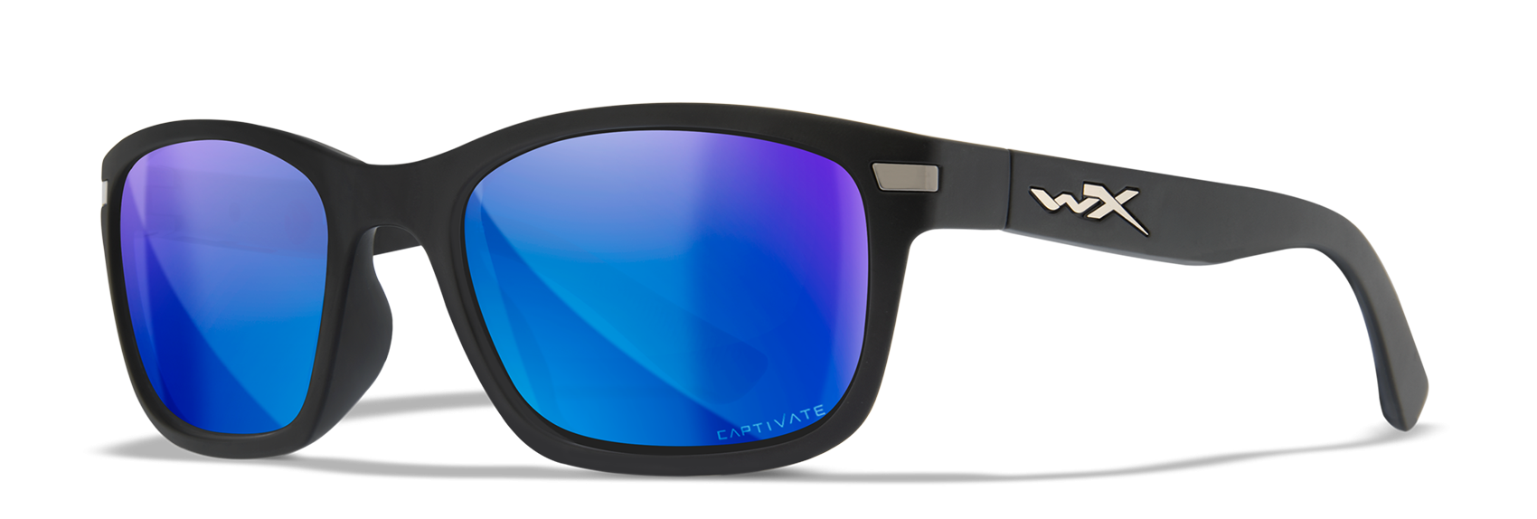 Wiley X WX Helix Blue Mirror Lens Polycarbonate Sunglasses