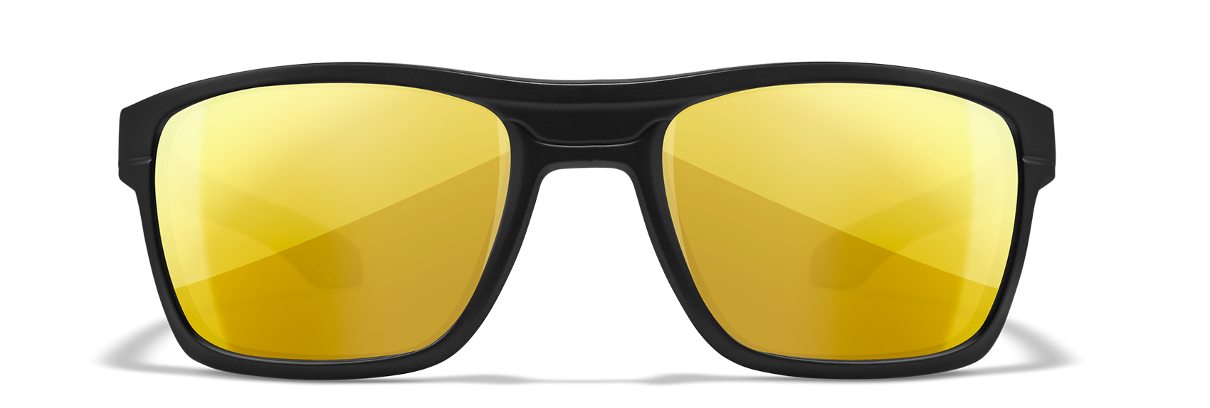 Wiley X WX Kingpin Gold Mirror Polycarbonate Sunglasses