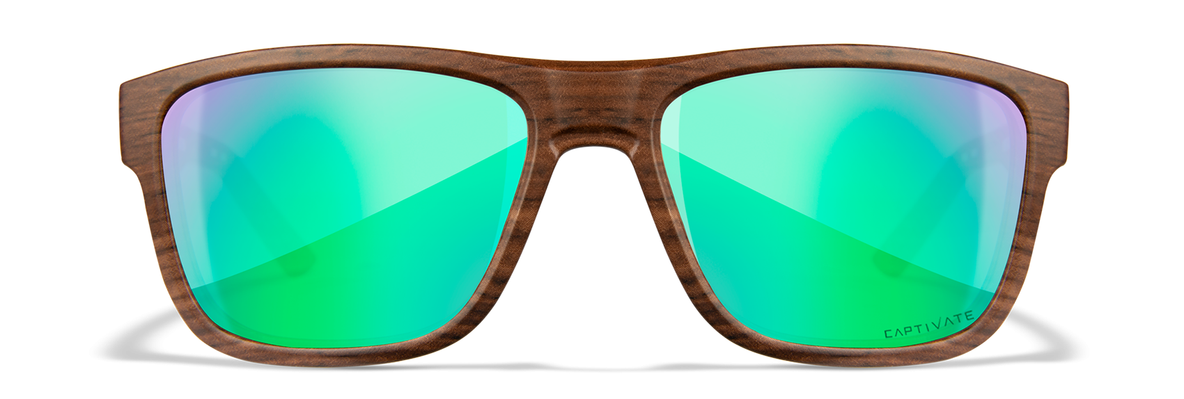 Wiley X WX Ovation Matte Woodgrain Polycarbonate Sunglasses